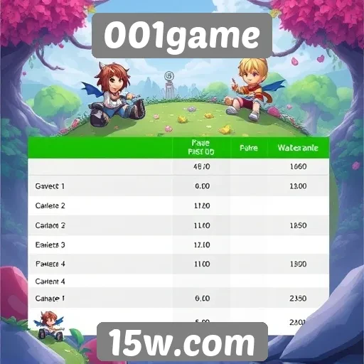 Comparativo de preços em assinaturas do 001game